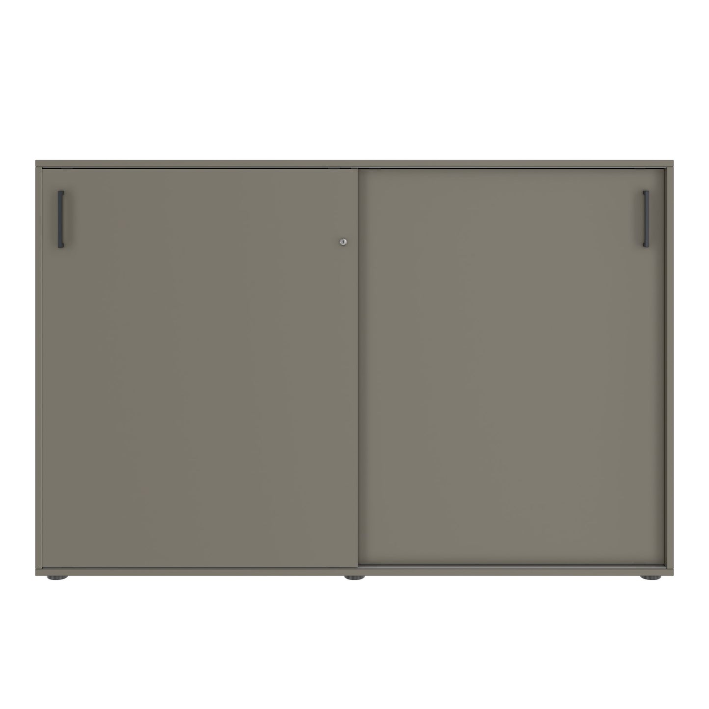 NOVA sliding door wardrobe | 3 OH, 1640 x 1085 mm, Cubanite gray