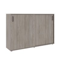 NOVA sliding door wardrobe | 3 OH, 1640 x 1085 mm, gray northern oak