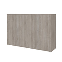 NOVA sliding door wardrobe | 3 OH, 1640 x 1085 mm, gray northern oak