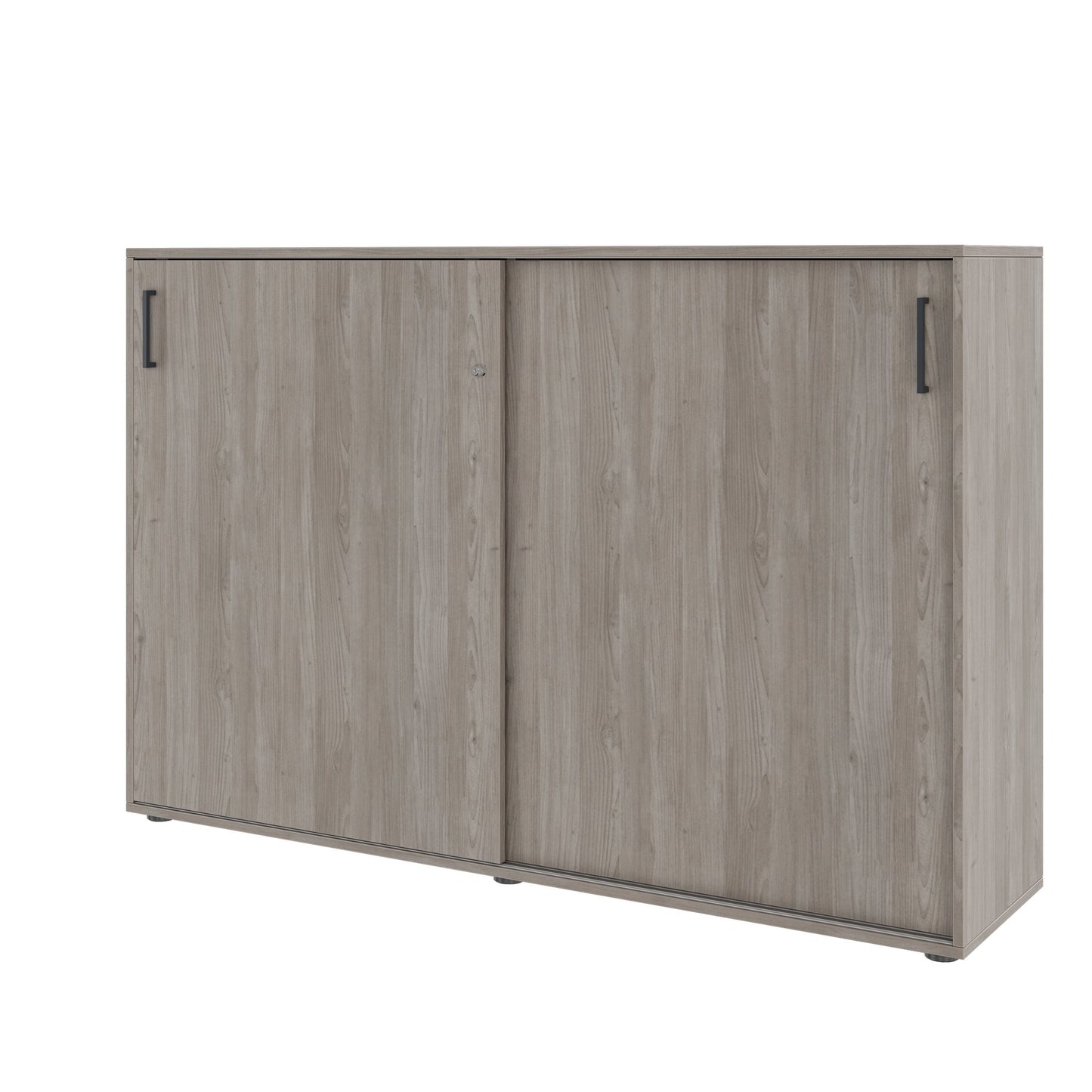 NOVA sliding door wardrobe | 3 OH, 1640 x 1085 mm, gray northern oak