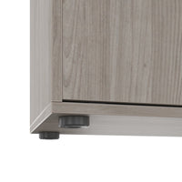 NOVA sliding door wardrobe | 3 OH, 1640 x 1085 mm, gray northern oak