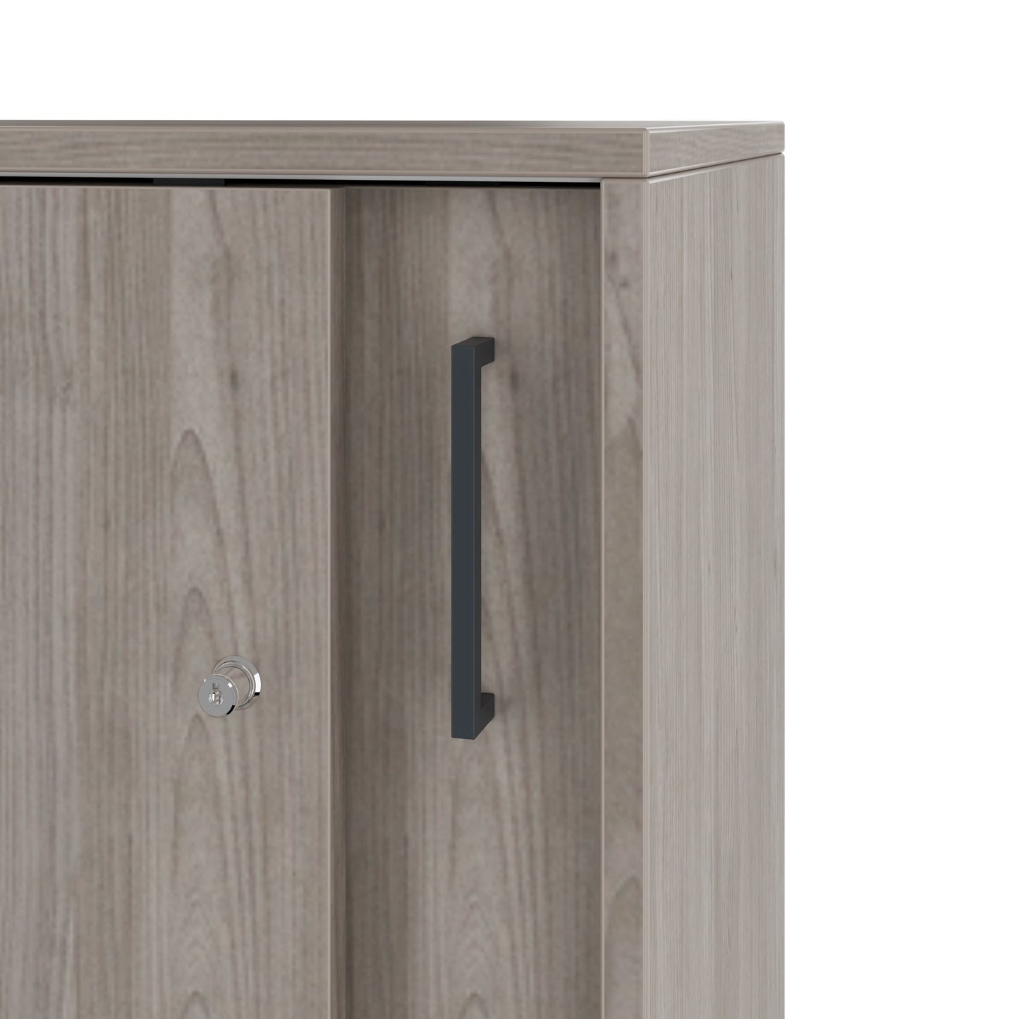 NOVA sliding door wardrobe | 3 OH, 1640 x 1085 mm, gray northern oak