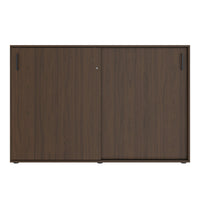 NOVA sliding door wardrobe | 3 OH, 1640 x 1085 mm, walnut