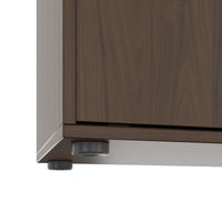 NOVA sliding door wardrobe | 3 OH, 1640 x 1085 mm, walnut