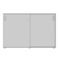 NOVA sliding door wardrobe | 3 OH, 1640 x 1085 mm, pearl gray