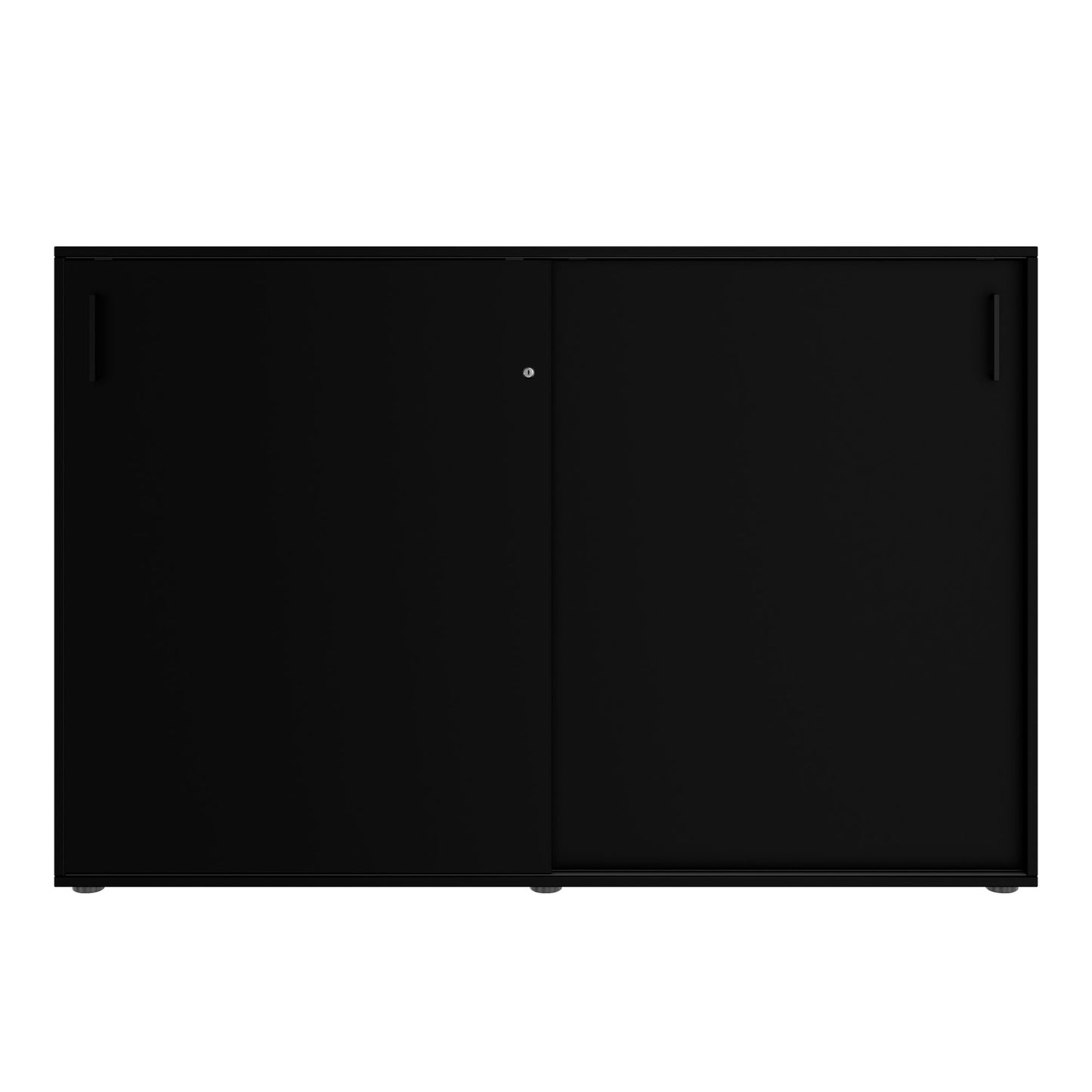 NOVA sliding door wardrobe | 3 OH, 1640 x 1085 mm, black