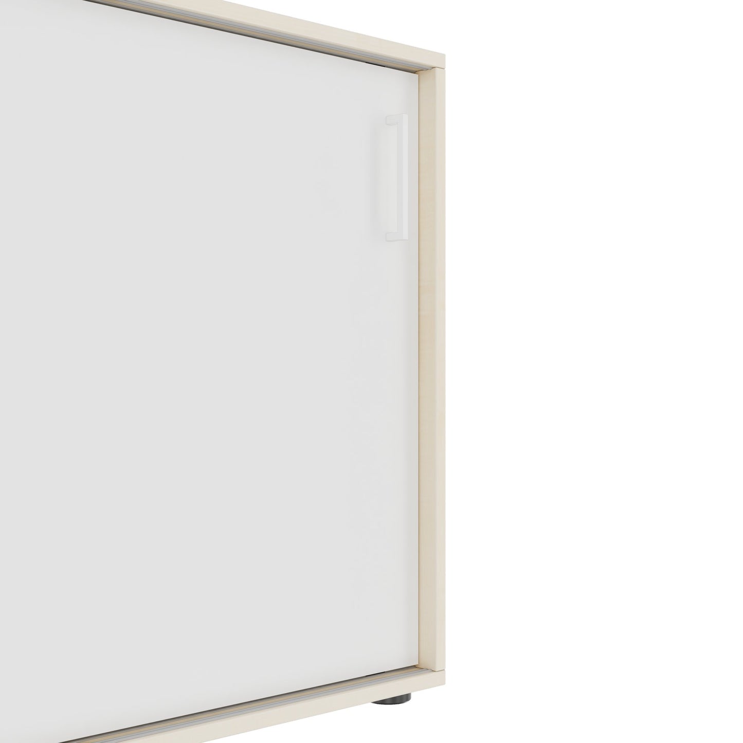 NOVA Armoire de porte coulissante | 2 oh, 1640 x 740 mm, érable / blanc