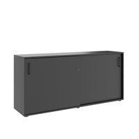 Armoire à portes coulissantes NOVA | 2 OH, 1640 x 740 mm, anthracite