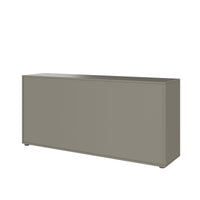 Armoire à portes coulissantes NOVA | 2 OH, 1640 x 740 mm, gris Cubanite