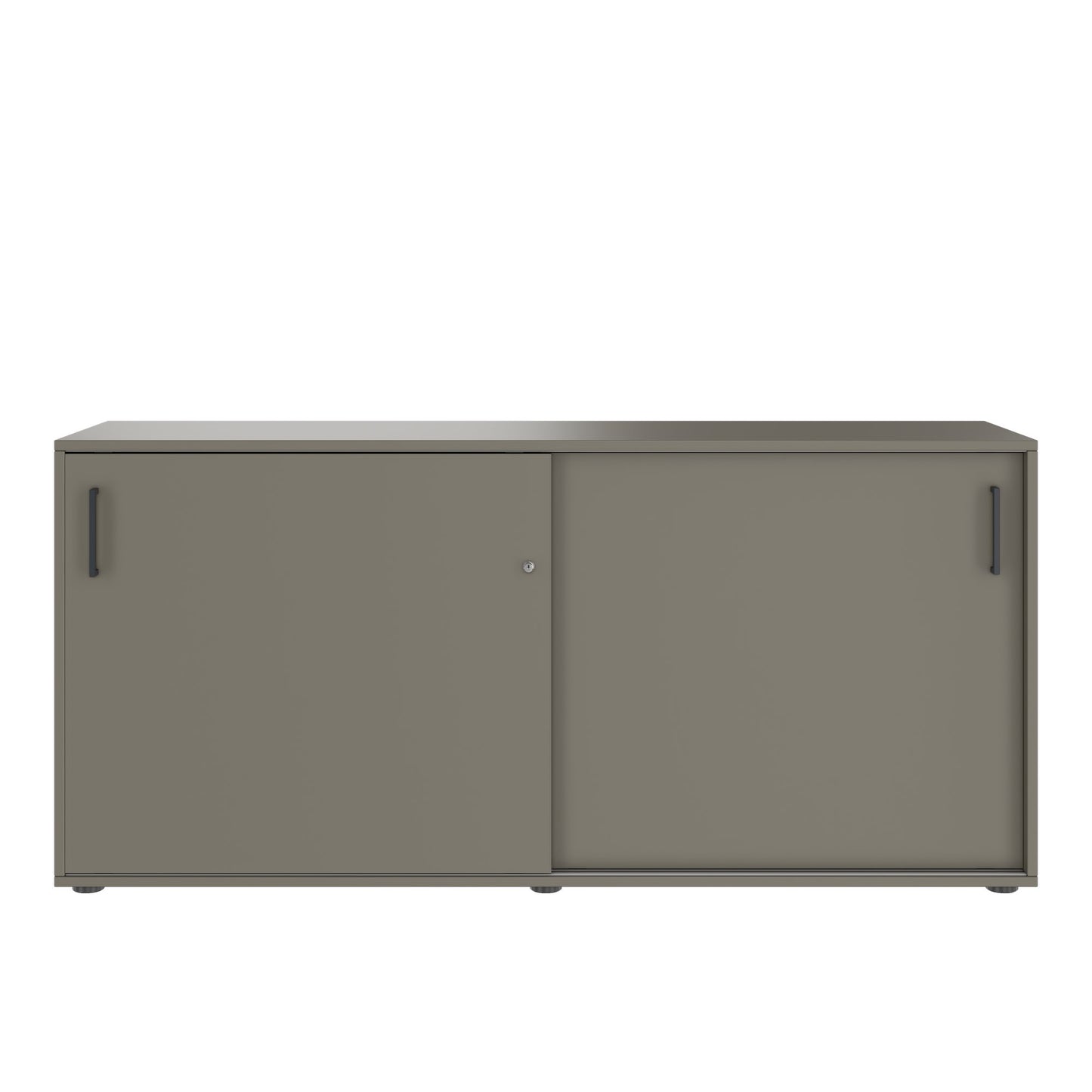 Armoire à portes coulissantes NOVA | 2 OH, 1640 x 740 mm, gris Cubanite