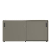 Armoire à portes coulissantes NOVA | 2 OH, 1640 x 740 mm, gris Cubanite