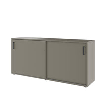 Armoire à portes coulissantes NOVA | 2 OH, 1640 x 740 mm, gris Cubanite