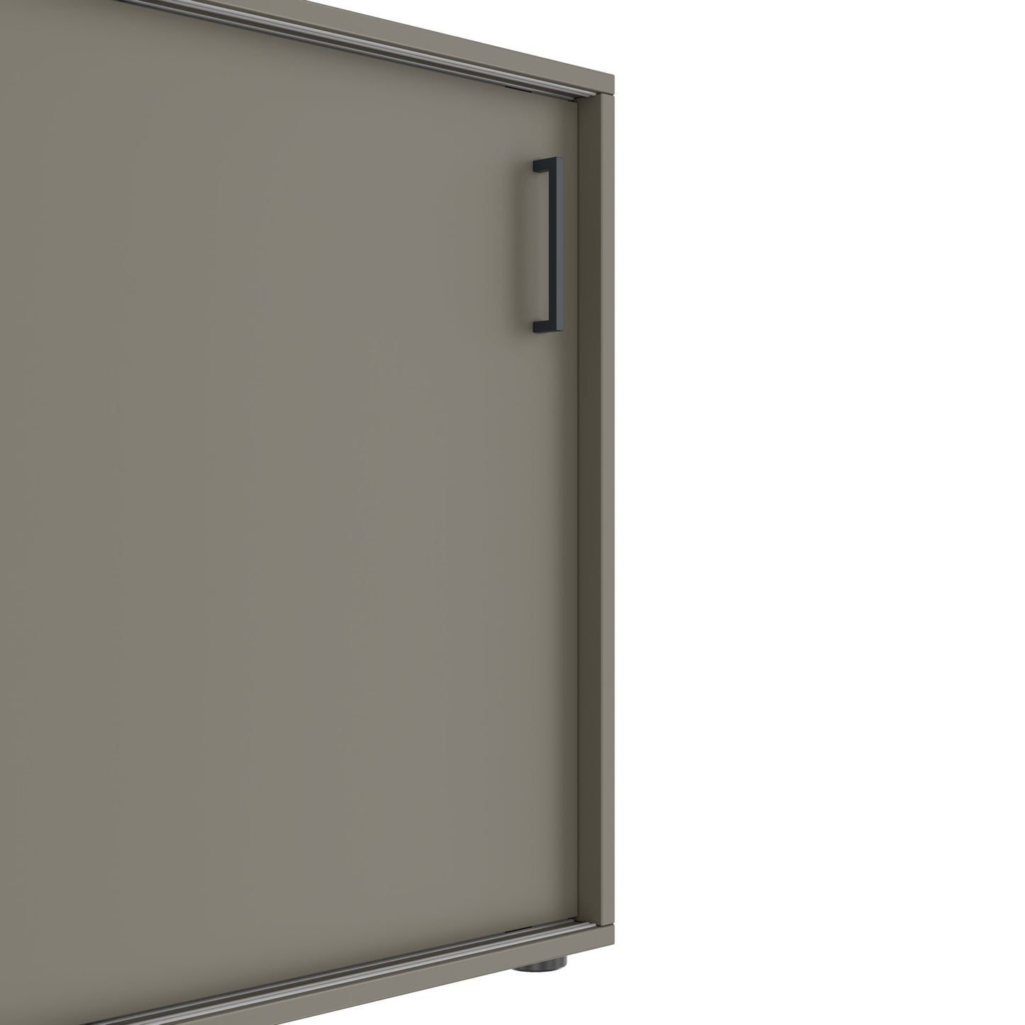 Armoire à portes coulissantes NOVA | 2 OH, 1640 x 740 mm, gris Cubanite