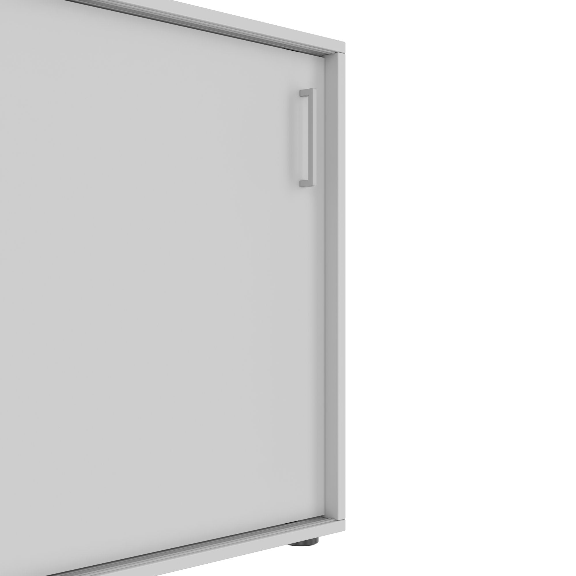 NOVA sliding door wardrobe | 2 OH, 1640 x 740 mm, pearl gray