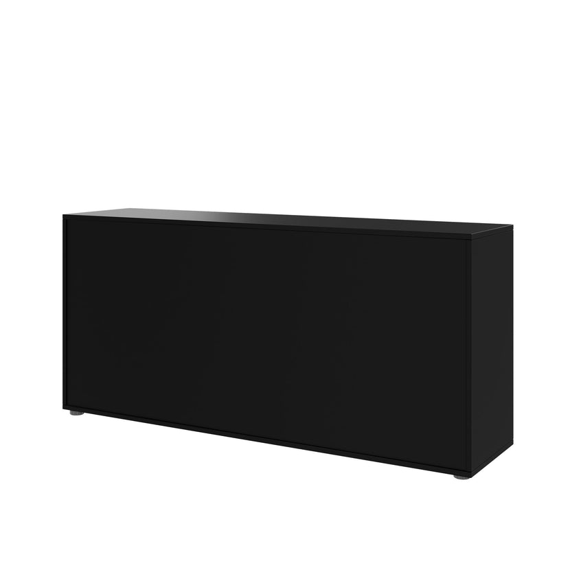 NOVA sliding door wardrobe | 2 OH, 1640 x 740 mm, black