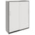 PRO Armoire de porte coulissante | 4 oh, 1200 x 1510 mm, graphite / blanc