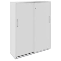 PRO sliding door wardrobe | 4 OH, 1200 x 1510 mm, gray