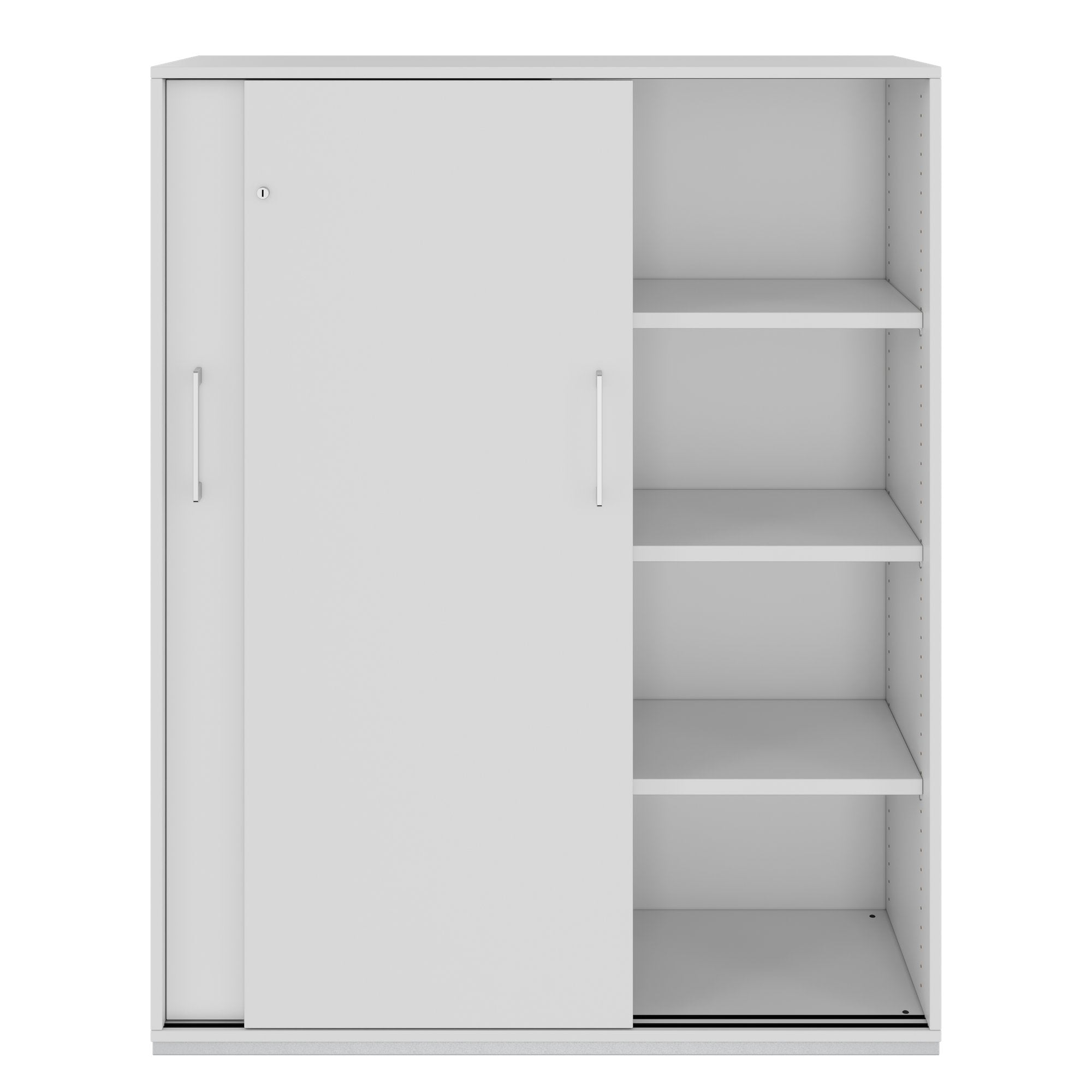 PRO sliding door wardrobe | 4 OH, 1200 x 1510 mm, gray