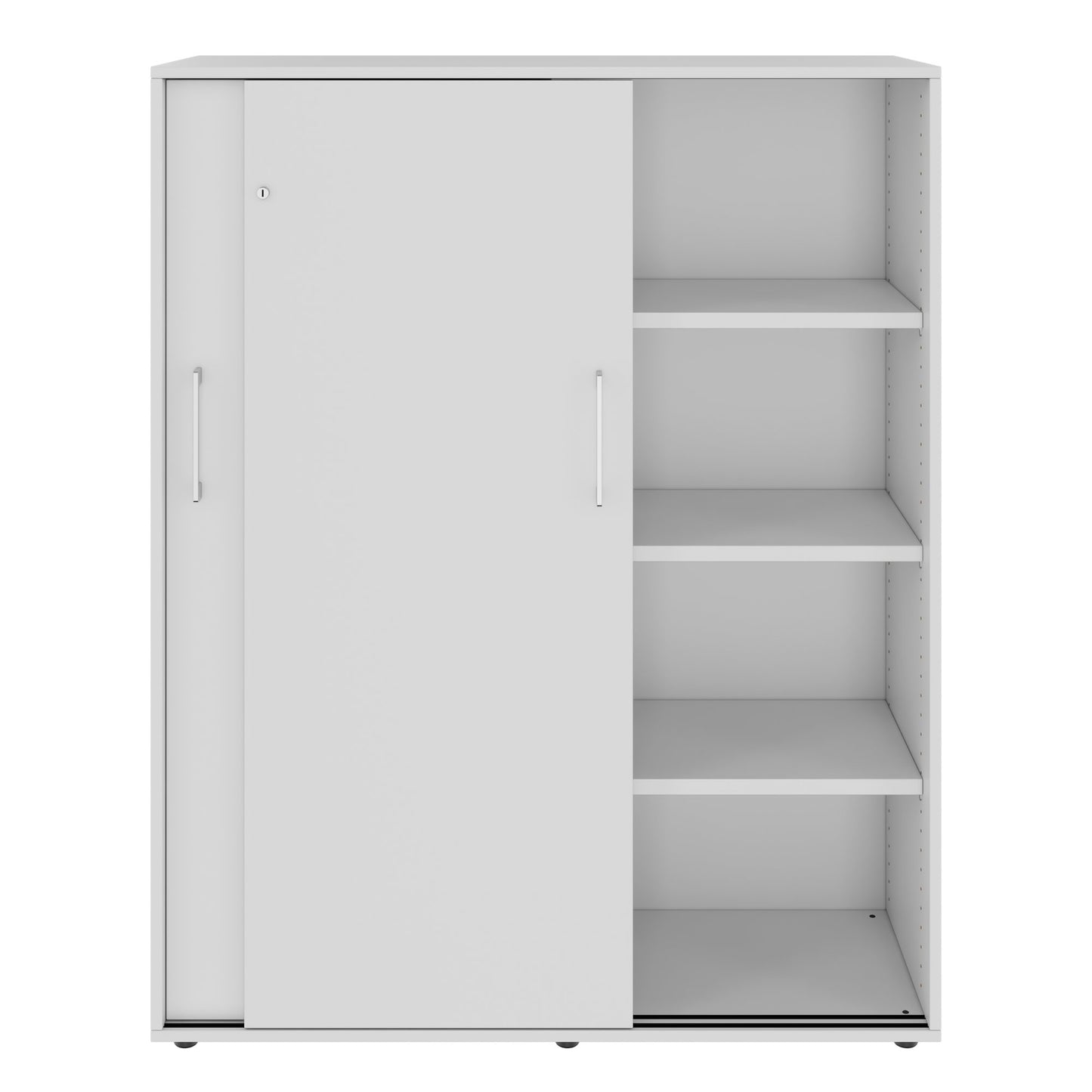 PRO sliding door wardrobe | 4 OH, 1200 x 1510 mm, gray