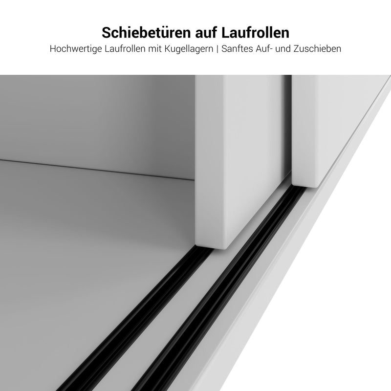 PRO Schiebetürenschrank | 4 OH, 1200 x 1510 mm, Natureiche - 10 Main Image
