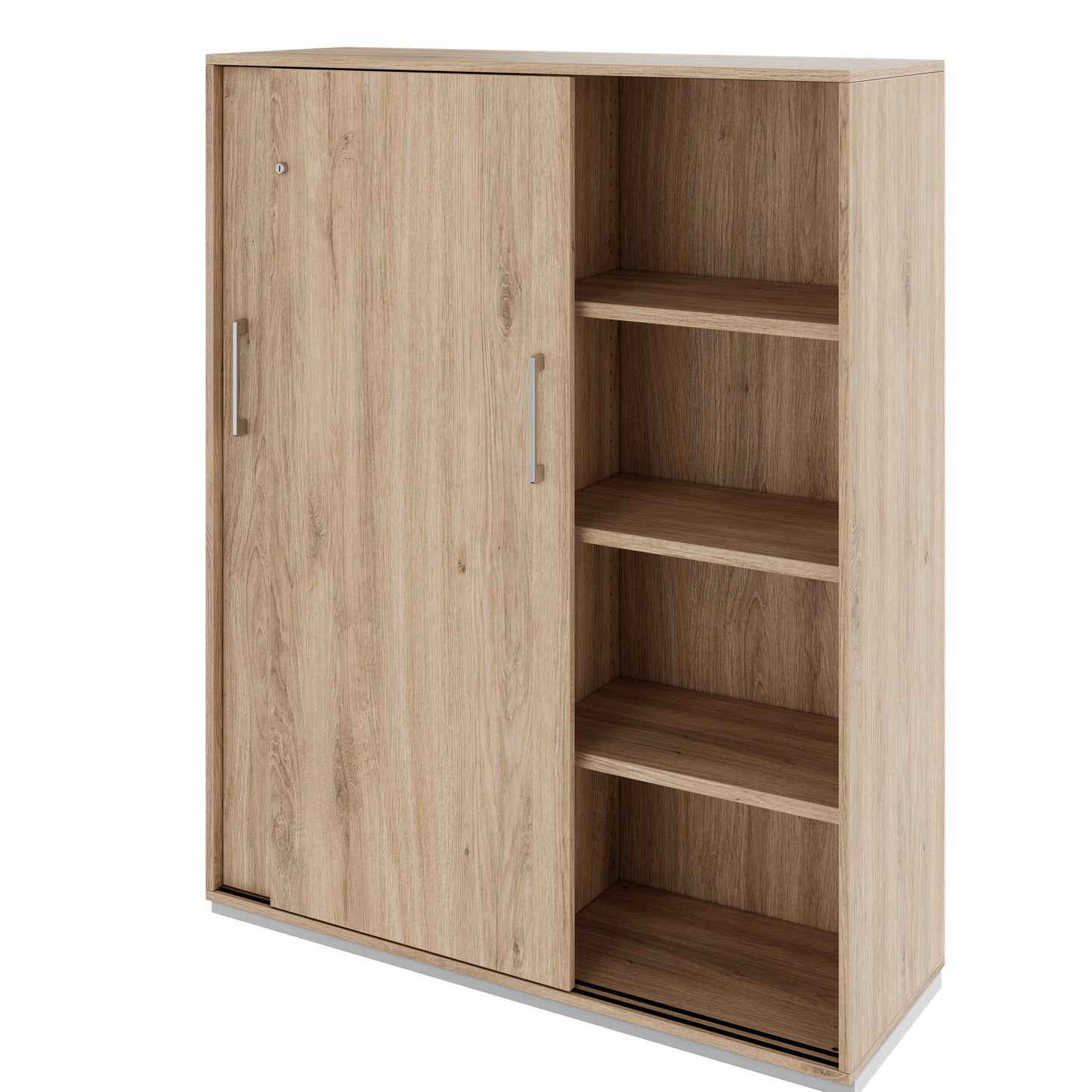 Armoire à portes coulissantes PRO | 4 OH, 1200 x 1510 mm, chêne naturel