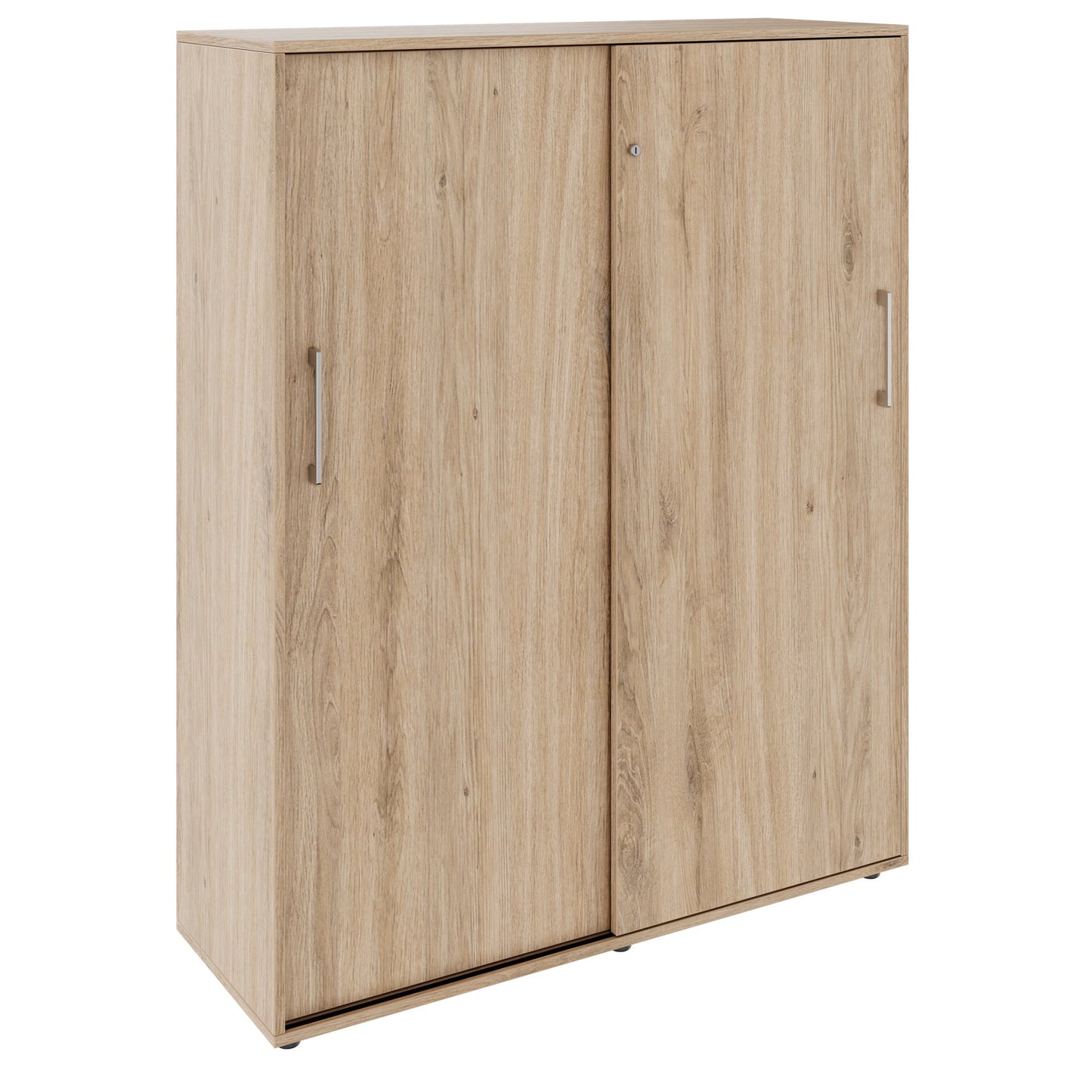 Armoire à portes coulissantes PRO | 4 OH, 1200 x 1510 mm, chêne naturel