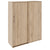 Armoire à portes coulissantes PRO | 4 OH, 1200 x 1510 mm, chêne naturel