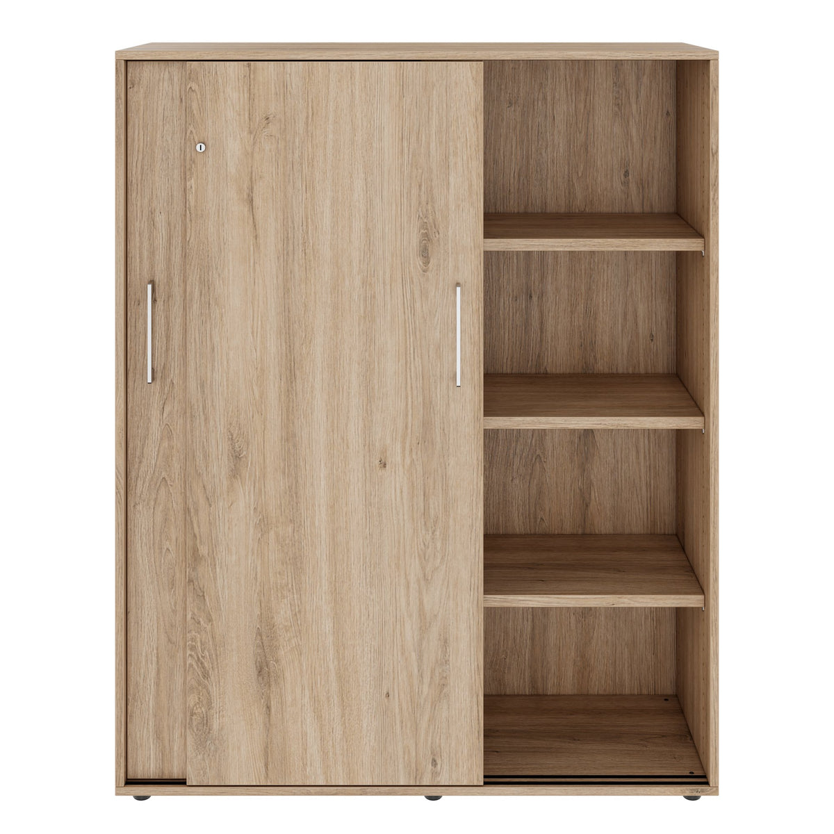 PRO Schiebetürenschrank | 4 OH, 1200 x 1510 mm, Natureiche - 3 Lightbox Main Image
