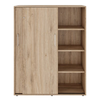 Armoire à portes coulissantes PRO | 4 OH, 1200 x 1510 mm, chêne naturel