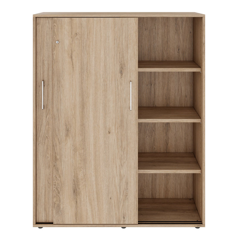 PRO Schiebetürenschrank | 4 OH, 1200 x 1510 mm, Natureiche - 3 Main Image