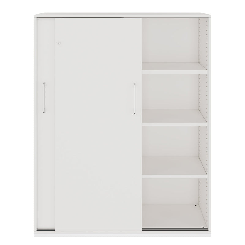 PRO Cabinet di porta scorrevole | 4 OH, 1200 x 1510 mm, bianco - 3 Main Image