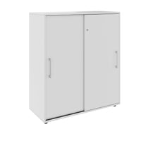 Armoire à portes coulissantes PRO | 3 OH, 800 - 1600 x 1140 mm, gris