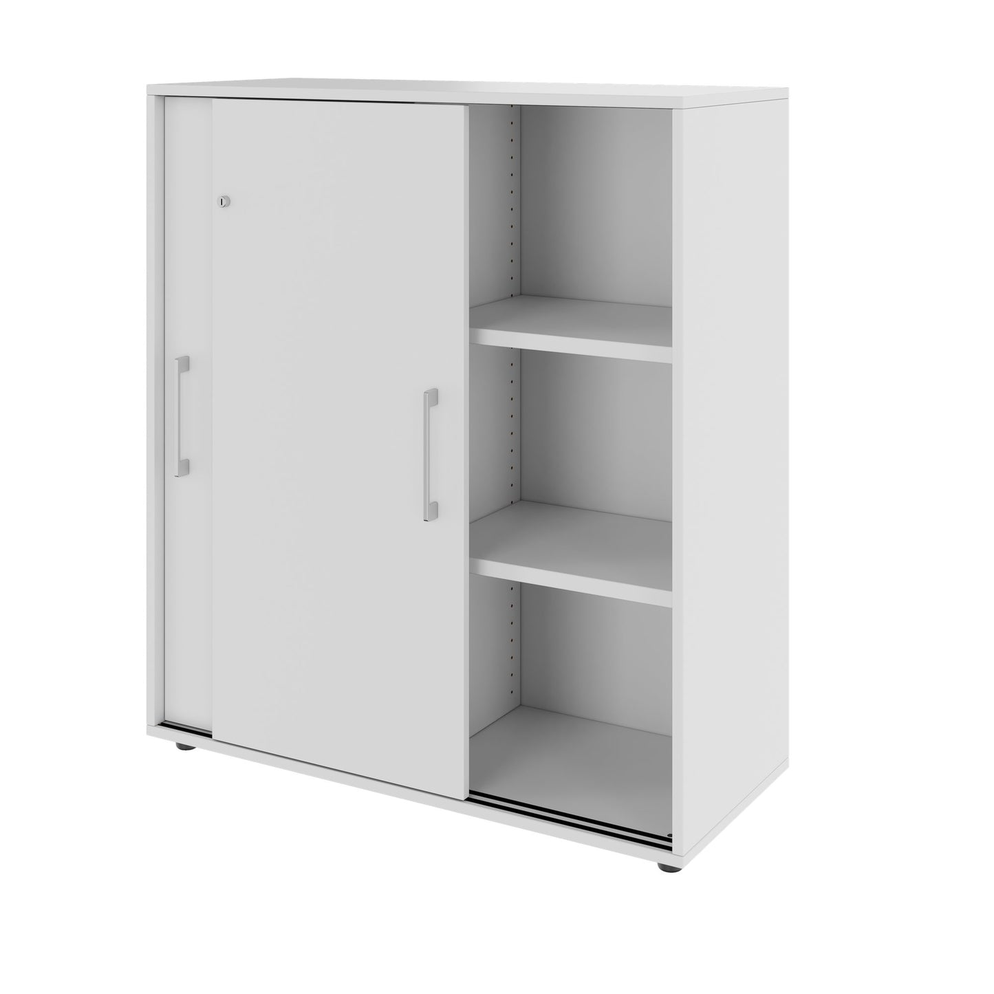 Armoire à portes coulissantes PRO | 3 OH, 800 - 1600 x 1140 mm, gris