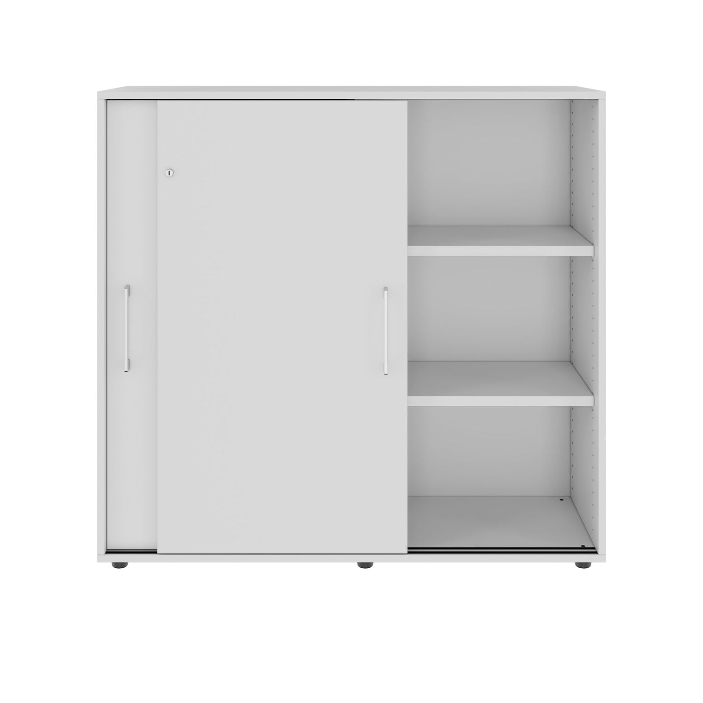 Armoire à portes coulissantes PRO | 3 OH, 800 - 1600 x 1140 mm, gris