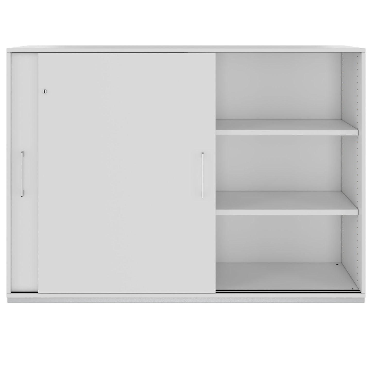 Armoire à portes coulissantes PRO | 3 OH, 800 - 1600 x 1140 mm, gris