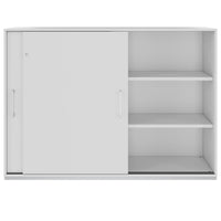 Armoire à portes coulissantes PRO | 3 OH, 800 - 1600 x 1140 mm, gris