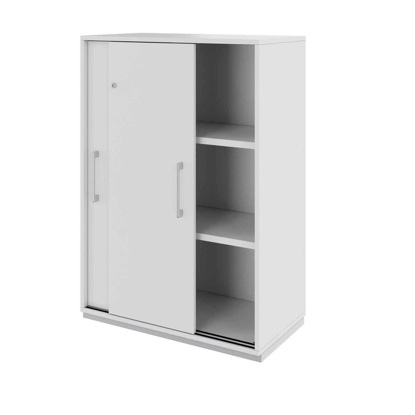 Armoire à portes coulissantes PRO | 3 OH, 800 - 1600 x 1140 mm, gris