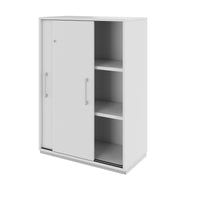 PRO Cabinet di porta scorrevole | 3 OH, 800 - 1600 x 1140 mm, grigio
