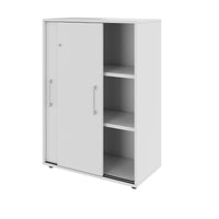 Armoire à portes coulissantes PRO | 3 OH, 800 - 1600 x 1140 mm, gris