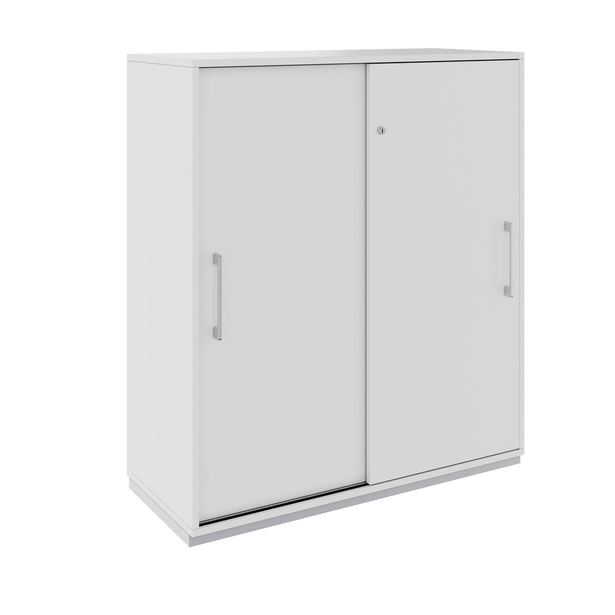 PRO Armoire de porte coulissante | 3 oh, 800 - 1600 x 1140 mm, gris - 1 Lightbox Main Image