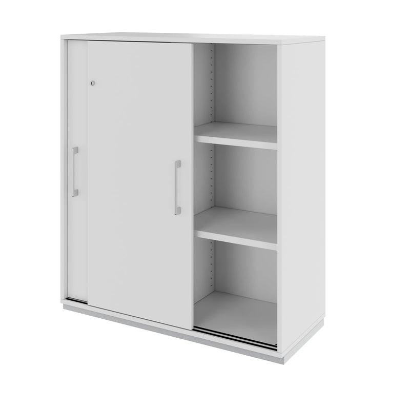 PRO Armoire de porte coulissante | 3 oh, 800 - 1600 x 1140 mm, gris - 4 Main Image
