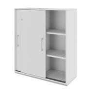 PRO Cabinet di porta scorrevole | 3 OH, 800 - 1600 x 1140 mm, grigio