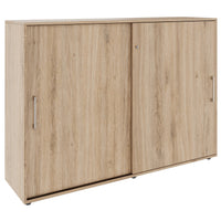 Armoire à portes coulissantes PRO | 3 OH, 800 - 1600 x 1140 mm, chêne naturel