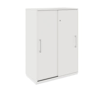 PRO Armoire de porte coulissante | 3 oh, 800 - 1600 x 1140 mm, blanc