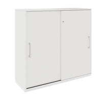 PRO Armoire de porte coulissante | 3 oh, 800 - 1600 x 1140 mm, blanc