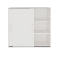 PRO Armoire de porte coulissante | 3 oh, 800 - 1600 x 1140 mm, blanc