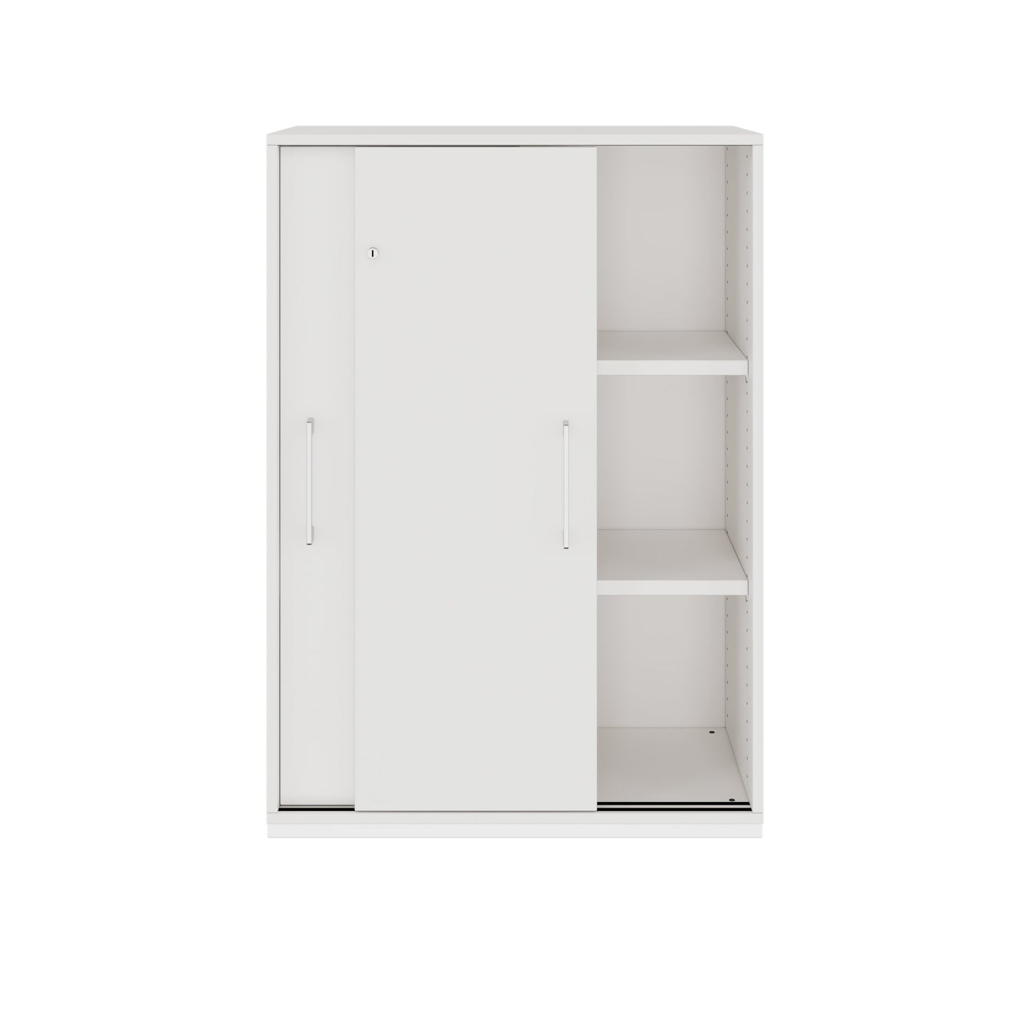 PRO Armoire de porte coulissante | 3 oh, 800 - 1600 x 1140 mm, blanc