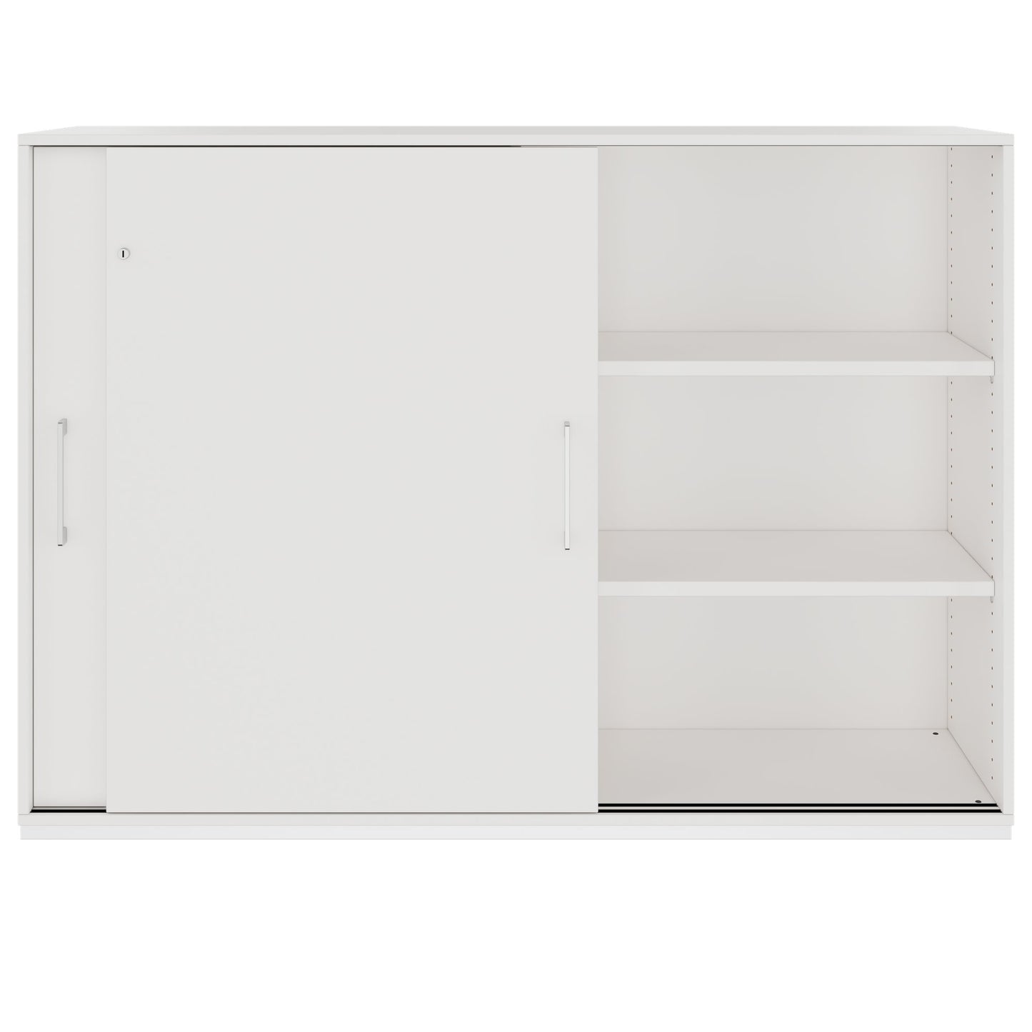 PRO Armoire de porte coulissante | 3 oh, 800 - 1600 x 1140 mm, blanc