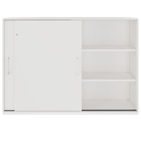 PRO Armoire de porte coulissante | 3 oh, 800 - 1600 x 1140 mm, blanc