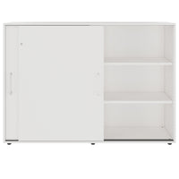 PRO Armoire de porte coulissante | 3 oh, 800 - 1600 x 1140 mm, blanc